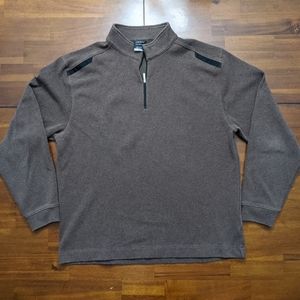 Nike Golf Dri-Fit Pullover 1/4 Zip Men's Brown L